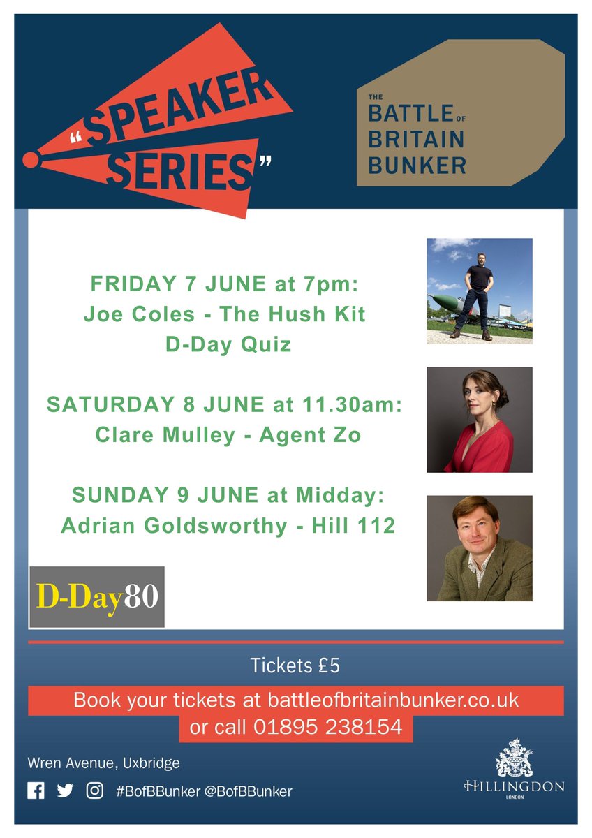 📢D-Day 80 weekend at the @BofBBunker 📢 If you like amazing talks, live music, guided tours and stunning D-Day dioramas, get yourself to down to the Bunker!!! Tickets: battleofbritainbunker.co.uk/whats-on/