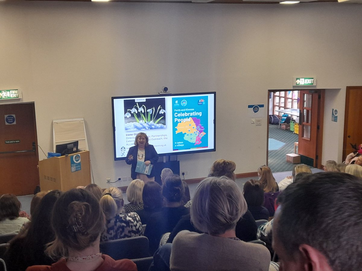 Our @ALLIANCEScot Director @IreneOldfather sharing the story of the @PKlearning @ALLIANCEScot publication at today's @PKlearning celebration 🎉 event @suz_eva @WMTYScot