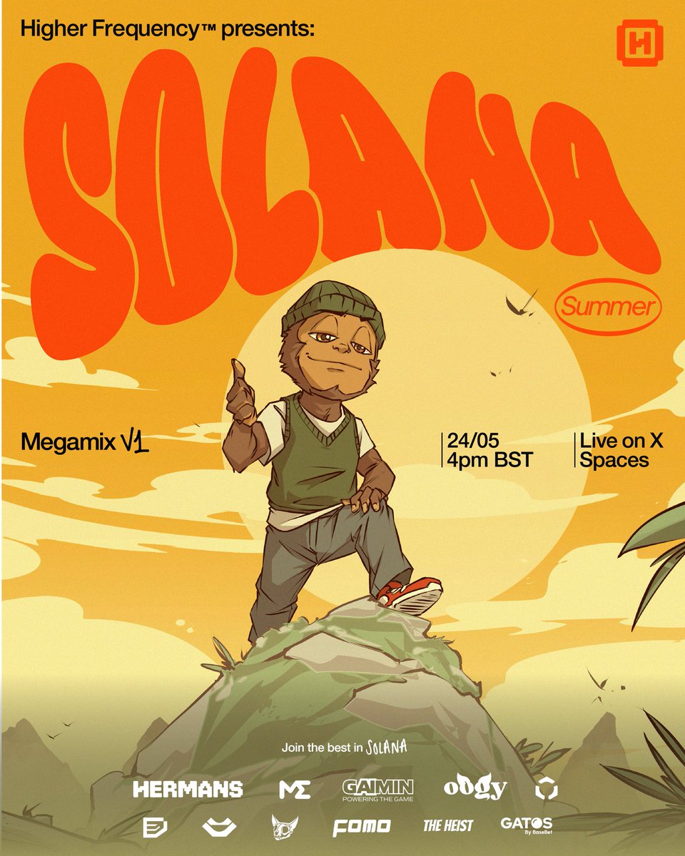 Solana Summer Megaspace 🏝️

Grab your flip flops and towel, we've got a stacked line up.

4pm BST tomorrow - be there!