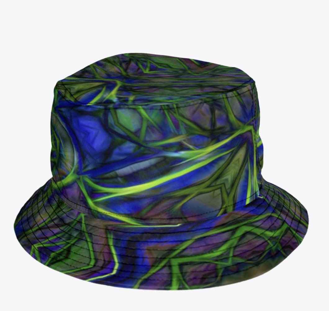 liminaldragonfly.com/listing/blue-g… #kaleidoscope #buckethat