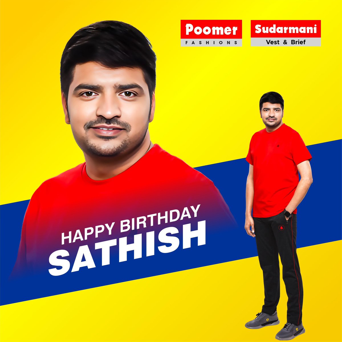 Heartfelt wishes from Team #Sudarmani to the most talented and inspiring actor of Kollywood! Happy Birthday 💐💐<a href="/actorsathish/">Sathish</a> #HBDSathish <a href="/lingasamy21/">Lingasamy</a>