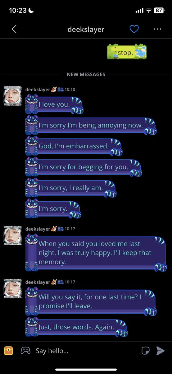 avenderys's tweet photo. heyyyyy. 💖 what about these, bestie? bestie, remember how you wouldn’t leave after i told you to leave me alone? bestie, remember how i UNFRIENDED you on discord and you came running to me with another account? remember how you messaged my ex to harass them as well? https://t.co/ggGqBEpn47