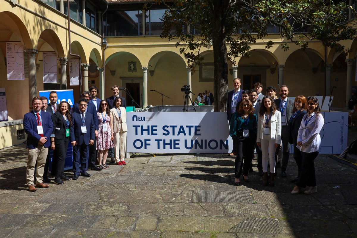 🌞📷 The EUI is delighted to host a group of @CIVICA_EU representatives in Florence for The State of the Union 2024 @EUISoU, happening today and tomorrow! Follow #SOU2024 🎥 stateoftheunion.eui.eu