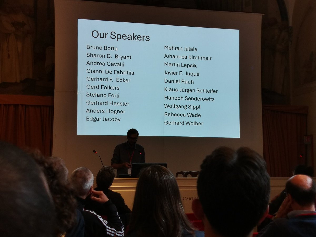 madAniceP's tweet photo. Having a fantastic time at the reborn #Ewdd conference in Siena! Incredible talks and amazing interactions. Excited about the future! #Networking #CADD #innovation #science #compchem #ewdd24 https://t.co/aKWTiS8uSX