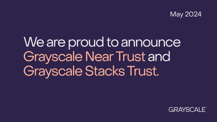 Dixitrao_'s tweet photo. Grayscale NEAR Trust is here❗
When $NEAR etf @SECGov ❓

#NEAR #NearProtocol https://t.co/f1mMeZH2ic