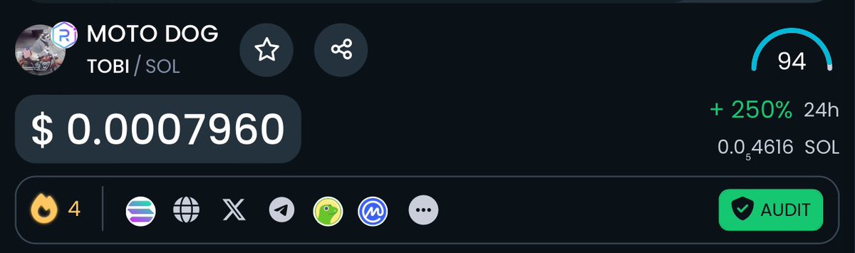 $TOBI +250% in 24h &amp; Trending in <a href="/DEXToolsApp/">DEXTools</a> 🔥😏
