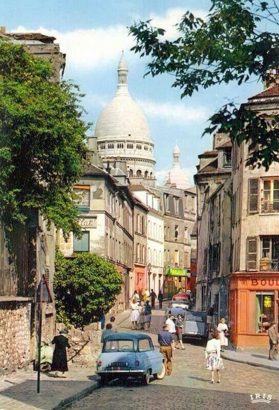 Éditions Iris. Rue Norvins, Montmartre Années 1960. 18e