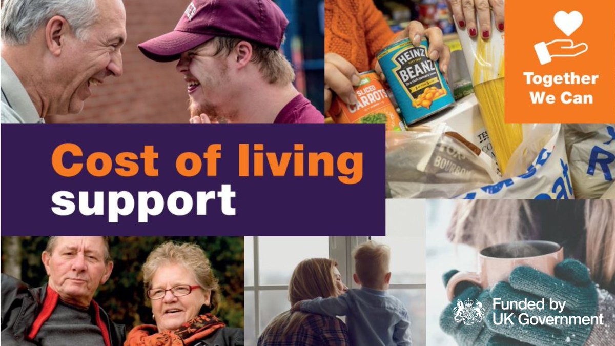 🏠 If you're struggling with the cost of living, you may be eligible for a grant from Household Support Fund (HSF), funded by the UK Government. ✏️ Applications are now open to provide short-term financial support 👉 bit.ly/44P2lUq Apply here: bit.ly/4aNrq3L