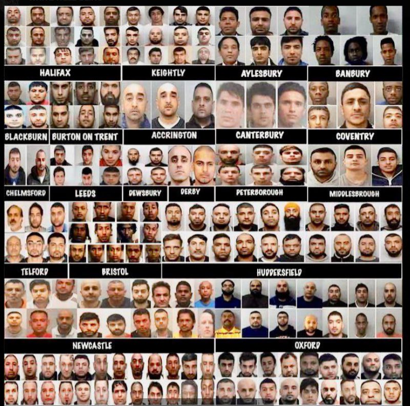 Ecco le più recenti foto segnaletiche di criminali che si sono macchiati di reati come violenza sessuale e pedofilia, il tutto nel Regno Unito 🇬🇧. 

Notate qualcosa di strano?