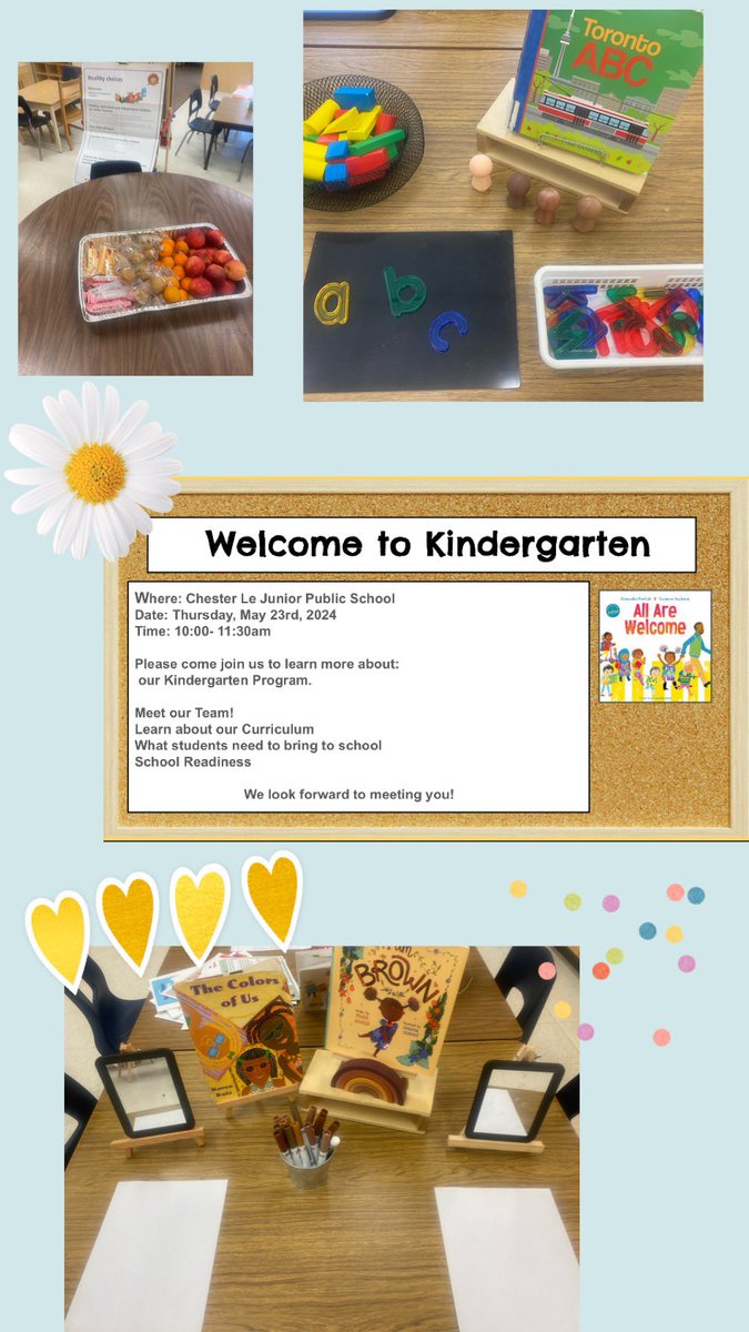 We are ready and excited to meet our new learners and families today for Welcome to Kindergarten ! @MrsDoylTDSB @LC2_TDSB @EarlyYearsTDSB #earlyyears