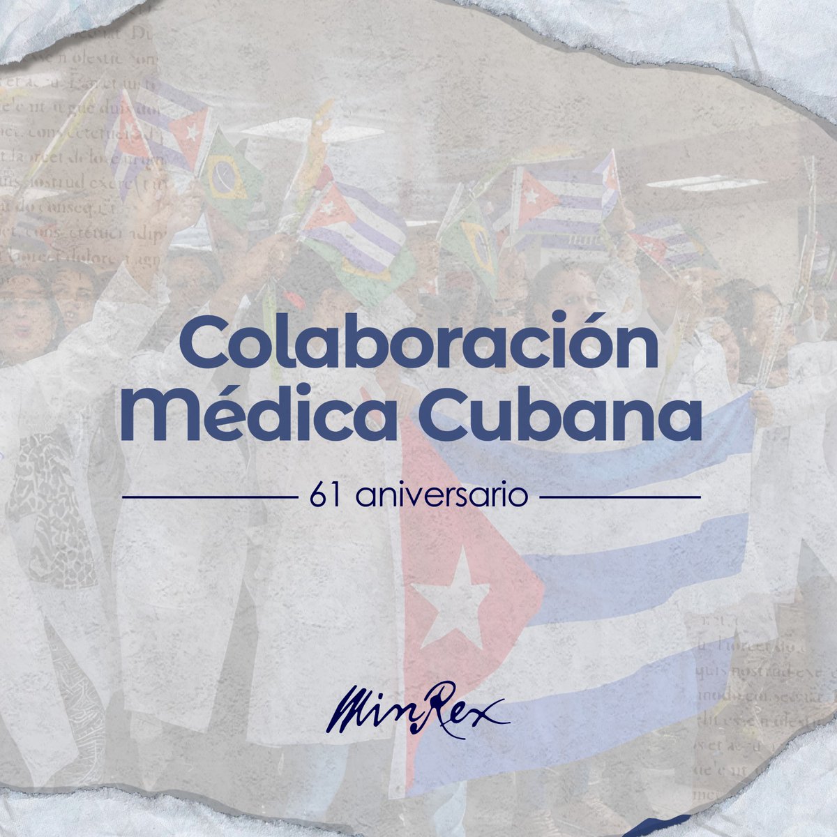 Hoy se cumplen 61 años del envío de la primera brigada de colaboración médica cubana a Argelia, por iniciativa del Comandante en Jefe Fidel Castro Ruz.

Rendimos homenaje a todo el personal de la salud que desde entonces ha salvado vidas en otras tierras.

#CubaCoopera