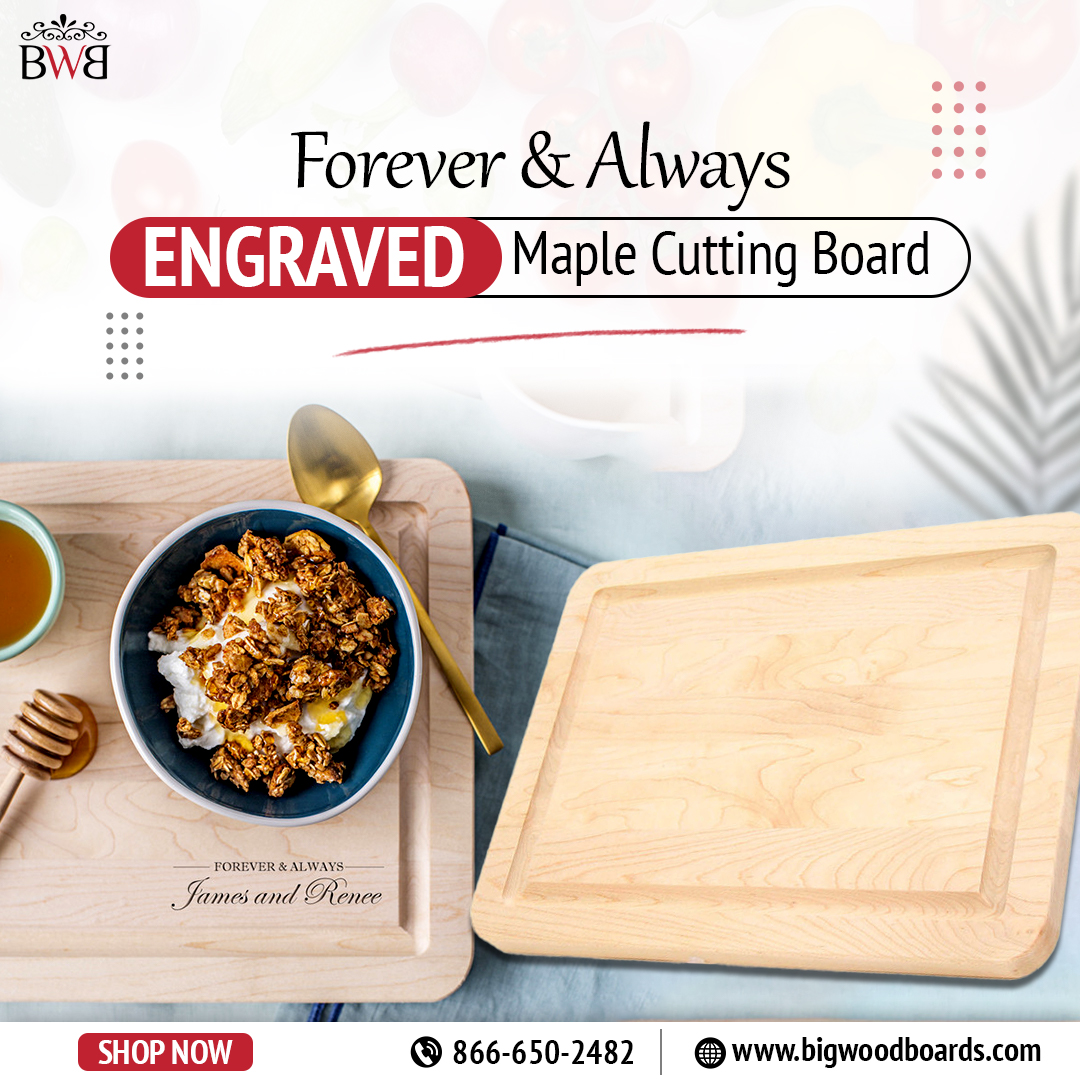 Forever & Always: Etch Your Love into Time with Our Engraved Maple Cutting Board. The Perfect Blend of Functionality and Sentimentality for Your Kitchen.
Buy now: bigwoodboards.com/forever-always
.
.
.
#bigwoodboards #ForeverAndAlways #EngravedLove #MapleCuttingBoard #KitchenEssentials