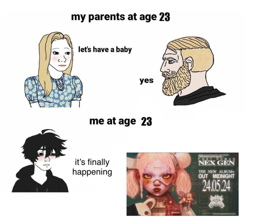 let’s fucking gooooo !!! 
post human: nex gen is FiNaLlY hereeeee