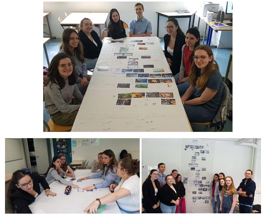 La fresque du climat s’invite en prépa Technologie-Biologie (CPGE-TB) en période de révision des épreuves orales des concours des écoles d’ingénieurs et vétérinaires une occasion ludique de remobiliser des connaissances.