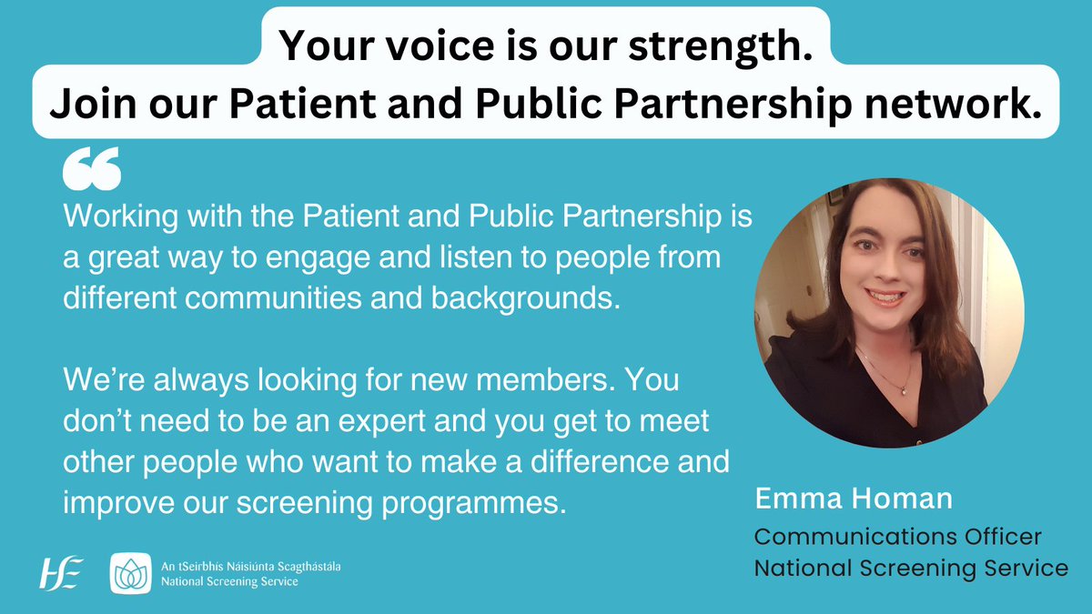 Emma works closely with our Patient and Public Partnership and says it’s a great way to engage and listen to people from different communities. “We’re always looking for new members.” Join our network: tinyurl.com/join-our-netwo… #ChooseScreening #nssPPP