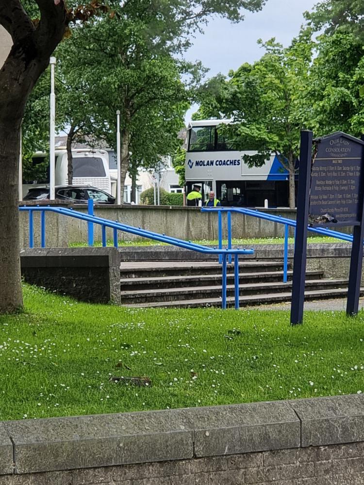 Parnell Park, Dublin Gardai closed road off today to make way for ‘Nolan’s Coaches’. We know what they’re upto. Does anyone have further information?