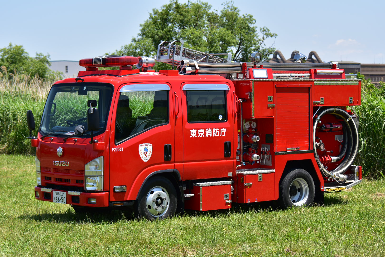 赤い消防車 GR1162 あ様子供用電動乗用玩具 消防車 GR1162 - メルカリ