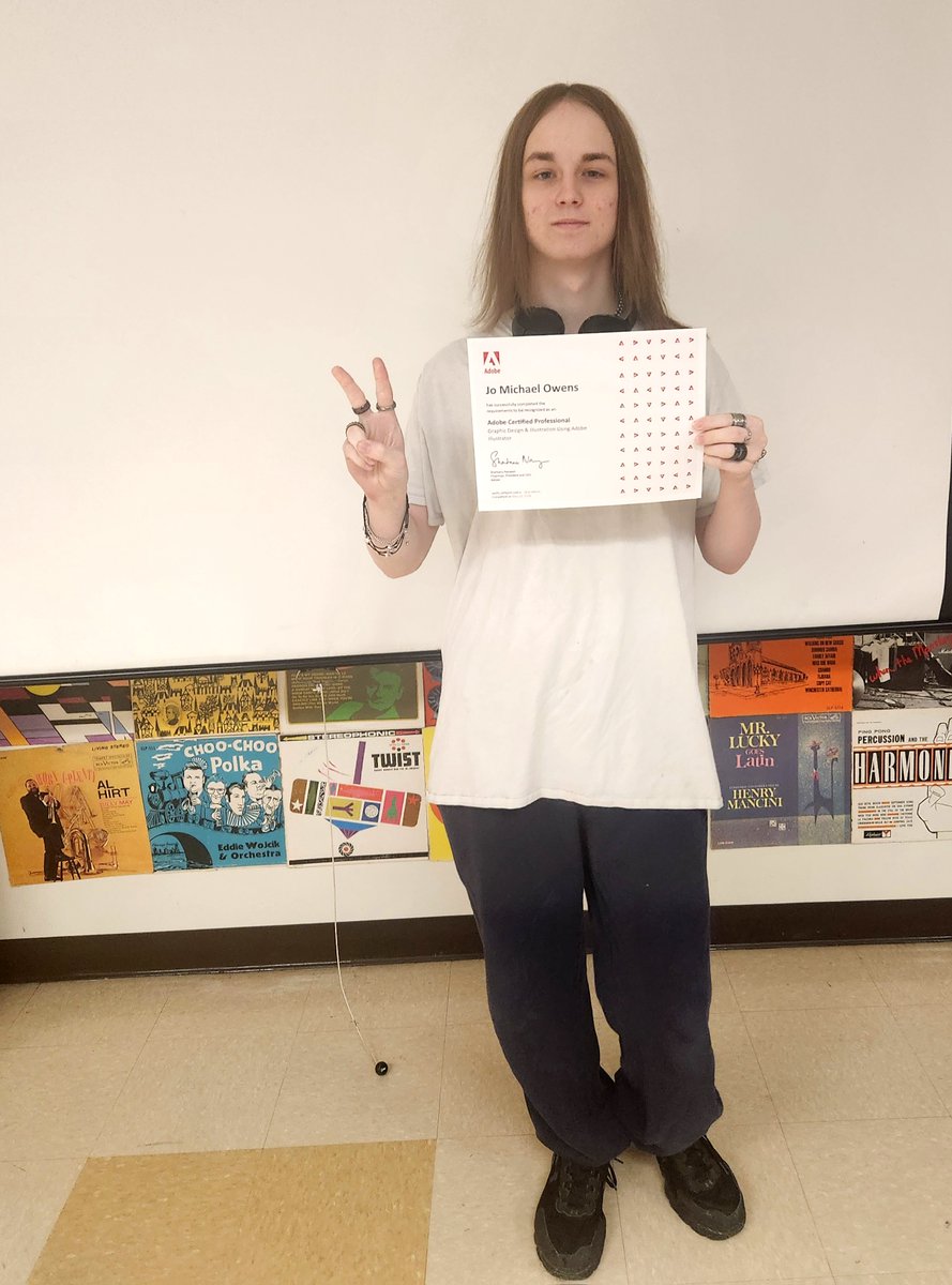 Congratulations to Jo Owens on passing the Adobe Illustrator Certification.