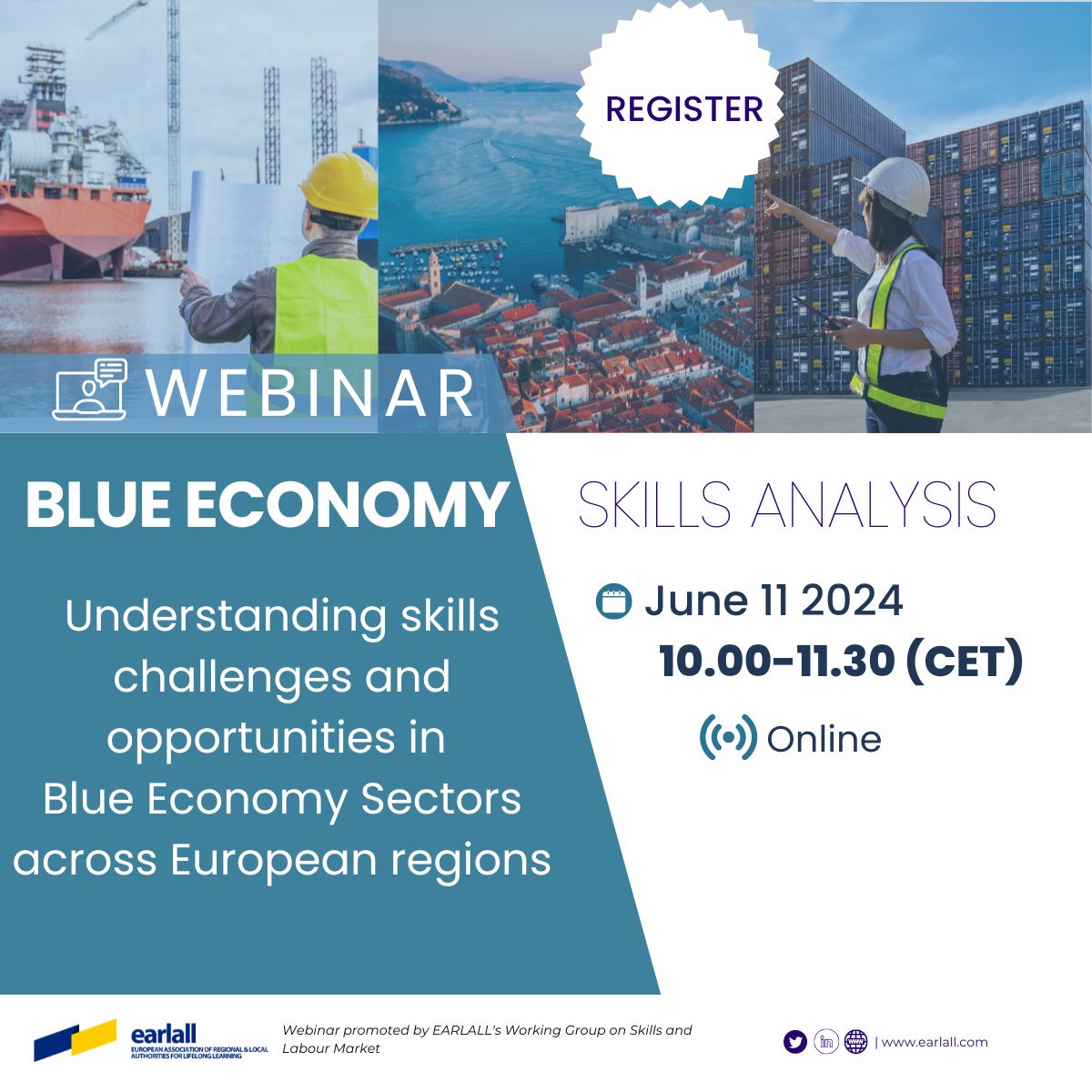 🌊In light of the #WorldOceanDay, EARLALL brings together experts from @EU_MARE, @GO_onderwijs, @regionbretagne, @GobAsturias and Vestland County to explore the skills challenges and opportunities within the #BlueEconomy sectors!

🗓️11 June
✍️Register: forms.gle/iBf8f8G8Enx6im…