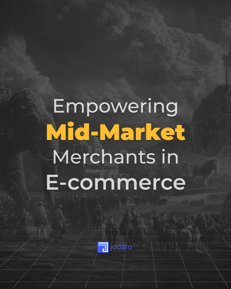 teamjodaro's tweet photo. Stuck in E-commerce Purgatory?  Forget the one-size-fits-all approach. Jodaro offers comprehensive global commerce solutions specifically designed for mid-market manufacturers.
#Jodaro #Manufacturer #MidMarketGrowth #EcommerceChallenges #JodaroSolution #GlobalCommerce https://t.co/F8AJGCqQqS