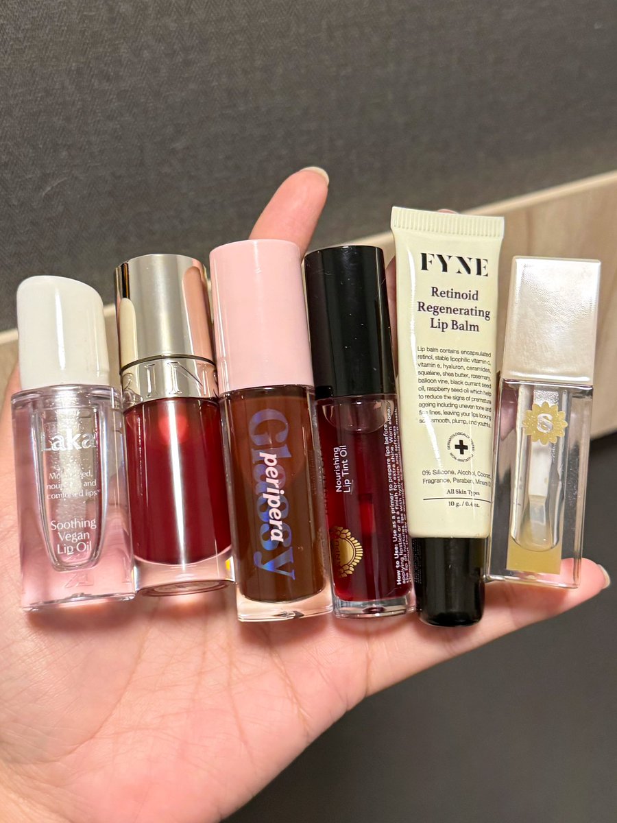 reviewchoey's tweet image. ✨รวมลิปออยล์ ลิปกลอส ลิปบำรุงปาก สวยด้วยบำรุงด้วย ปากฟูอิ่ม ฉ่ำตะโกนน🎀