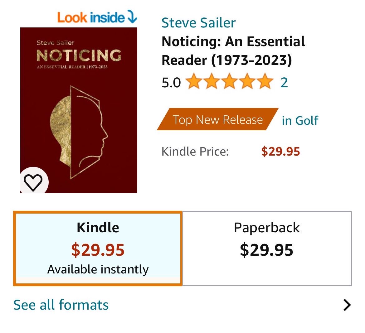 Top new release in golf 🏌️ We tried to call Steve about it, but he had an early tee time.