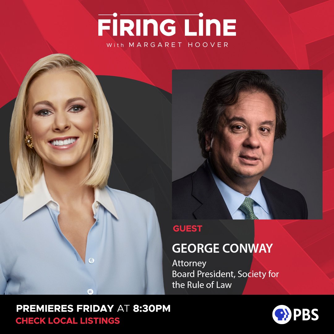 “I think the country would become ungovernable if he became president again.' @MargaretHoover and conservative attorney @gtconway3d discuss #DonaldTrump's Manhattan trial and what a second Trump term would mean for America. FRIDAY @PBS Local listings: to.pbs.org/39hI6Tf