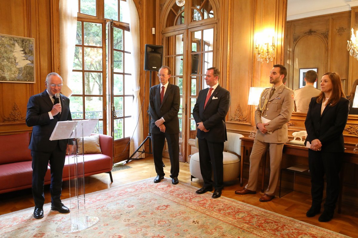 #GoInternational To celebrate the participation of 🇱🇺 at @VivaTech, a networking reception took place where @fernandernster underlined that one of his priorities as President of the @ccluxembourg is to support Startups, that bring dynamism in an economy and shape opportunities.