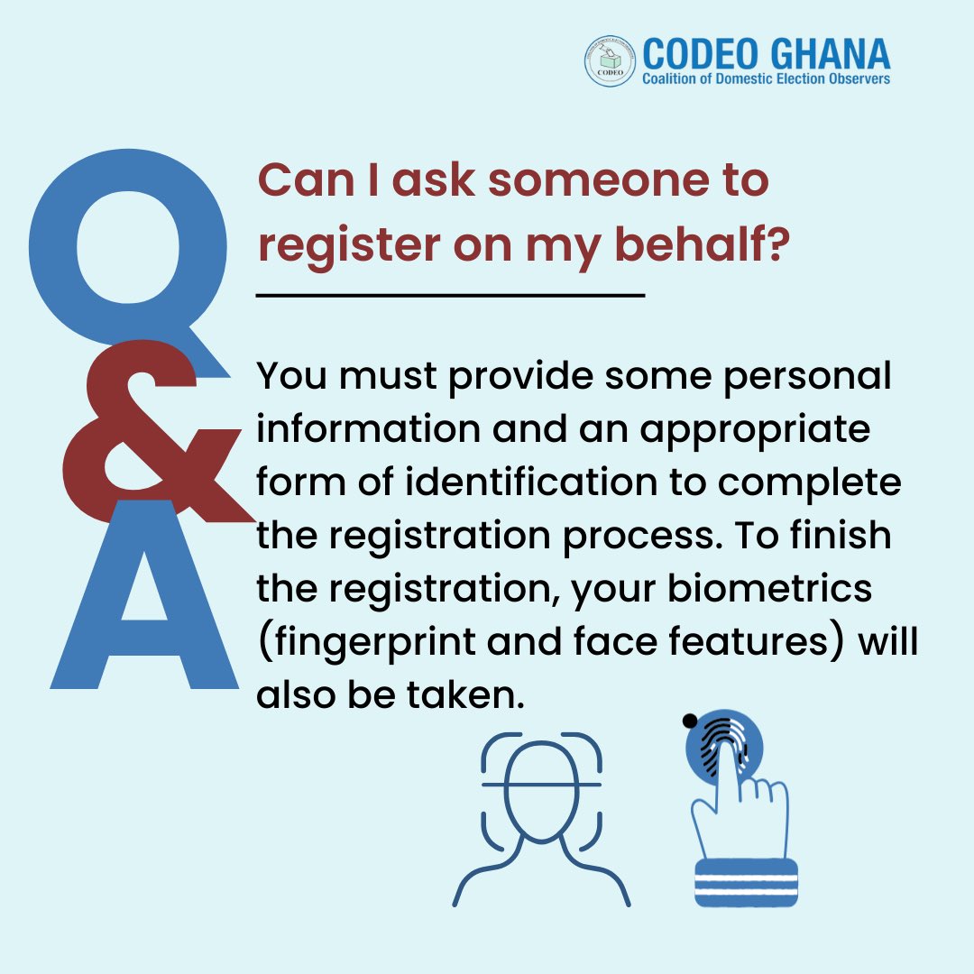 Still got questions about Electoral Commission biometric voter registration exercise? We've got all the answers you need! Explore our additional Q&As on into the registration process. First-time voter? #RegisterToVote #GhanaElections #election2024