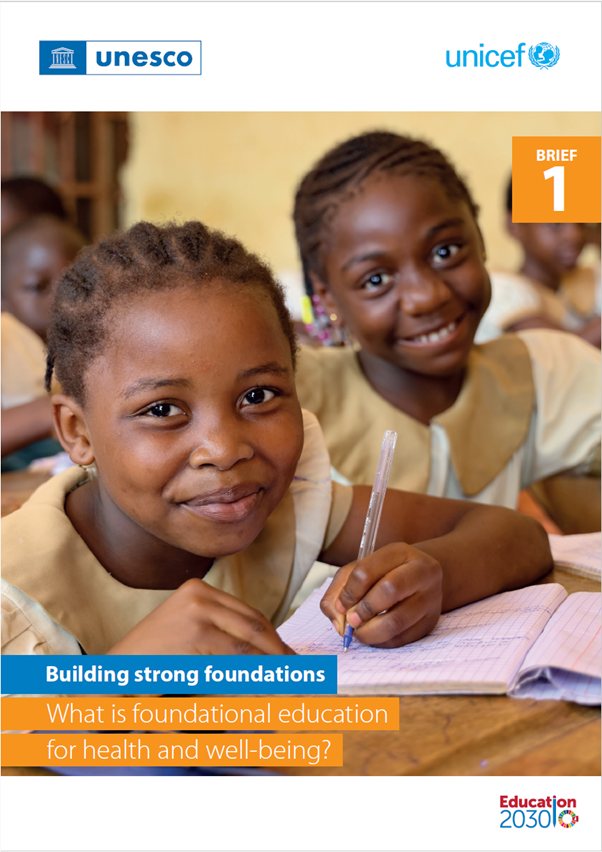 NickyJGray's tweet photo. @UNESCO and @UNICEF are producing 4 briefs for foundational education for health and wellbeing #FEHW curricula (age 5-12): 1=what is FEHW? 2=how to teach FEHW 3=including the whole school 4=put FEHW into practice -unesdoc.unesco.org/ark:/48223/pf0000389751/PDF/389751eng.pdf.multi https://t.co/Q0kkx2NJC1