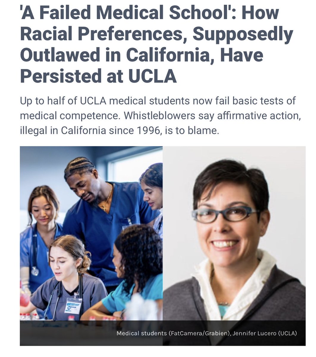 'A Failed Medical School': How Racial Preferences, Supposedly Outlawed in California, Have Persisted at UCLA
Up to half of UCLA medical students now fail basic tests of medical competence. Whistleblowers say affirmative action, illegal in California since 1996, is to blame, by