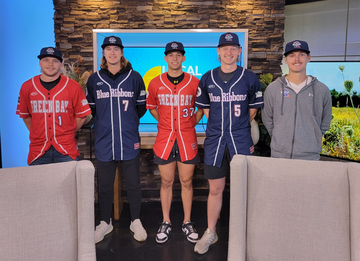 Coming up at 9:39, check out Tanner Alsteen, James Bornick, Riker Blahnik, Grant Schroeder and Bret Whiffen on <a href="/WFRVLocal5/">WFRV Local 5</a> as we look forward to tomorrow night's FanFest event and the upcoming 2024 Blue Ribbons baseball season. #blueribbonsbaseball