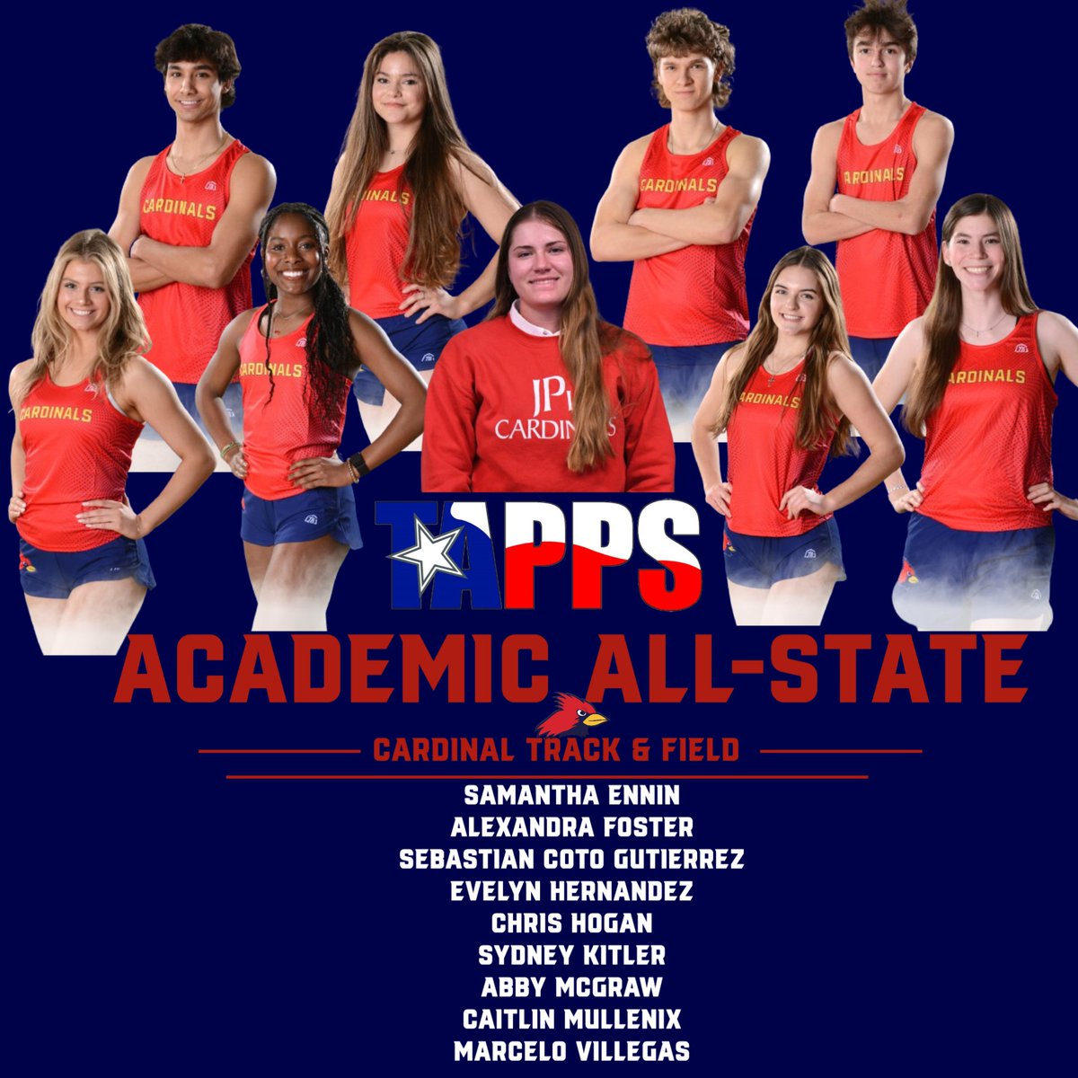 JPIIHS Athletics (@jpiihssports) on Twitter photo Congratulations to these Cardinals for earning this academic honor! <a href="/JPIIHS_Track/">JPIIHS Track & Field</a> #outworkeveryone #CardinalTrack Congratulations to these Cardinals for earning this academic honor! <a href="/JPIIHS_Track/">JPIIHS Track & Field</a> #outworkeveryone #CardinalTrack