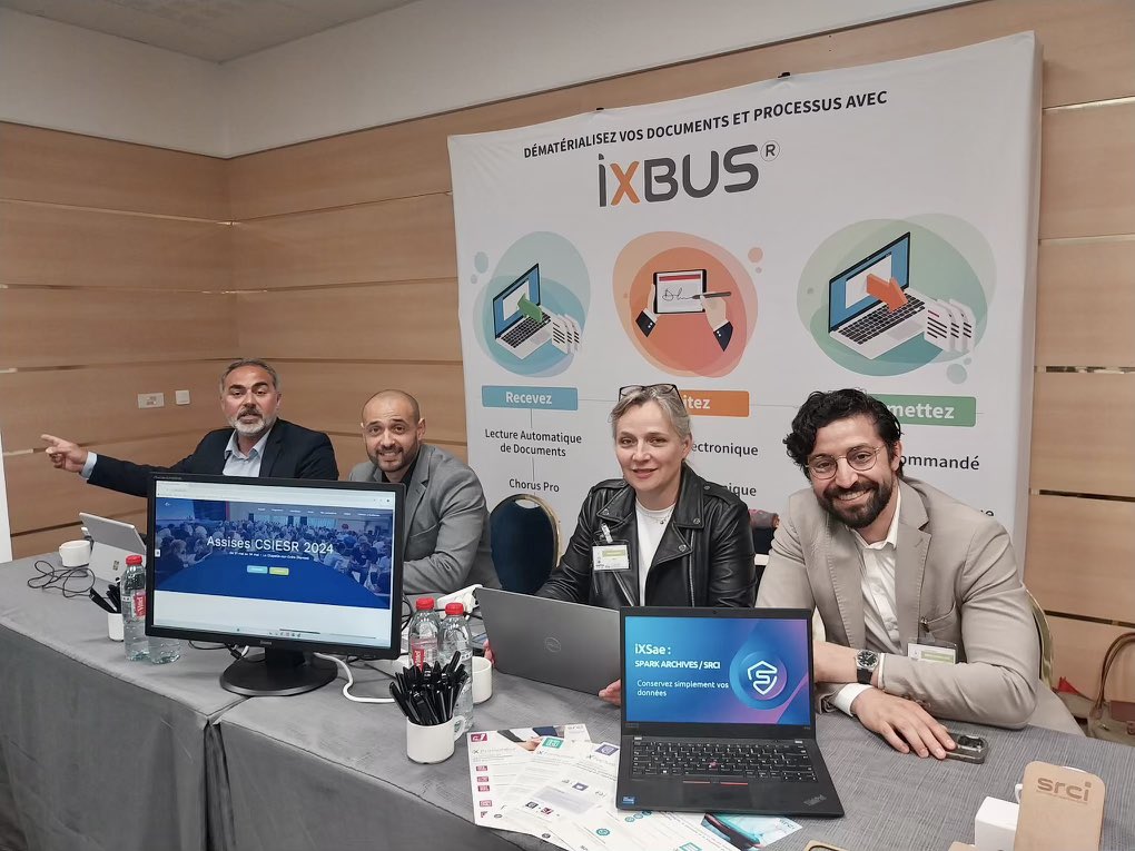 Nous sommes aux Assises <a href="/CSIESR/">CSIESR</a> à Nantes du 21 au 24 mai !

Mehdi, notre Responsable Commercial représente iXSae de @SRCI en partenariat avec <a href="/SparkArchives/">Spark Archives</a>.

Quatre jours de conférences et ateliers sur les enjeux du numérique dans l'enseignement supérieur. 

#assisesCSIESR2024