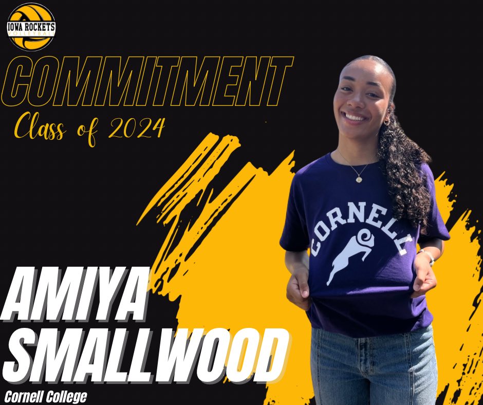 🚨 𝐂𝐨𝐦𝐦𝐢𝐭𝐦𝐞𝐧𝐭 𝐀𝐥𝐞𝐫𝐭 🚨

Congratulations to Amiya Smallwood on her commitment to Cornell College! 

We are so excited for you!