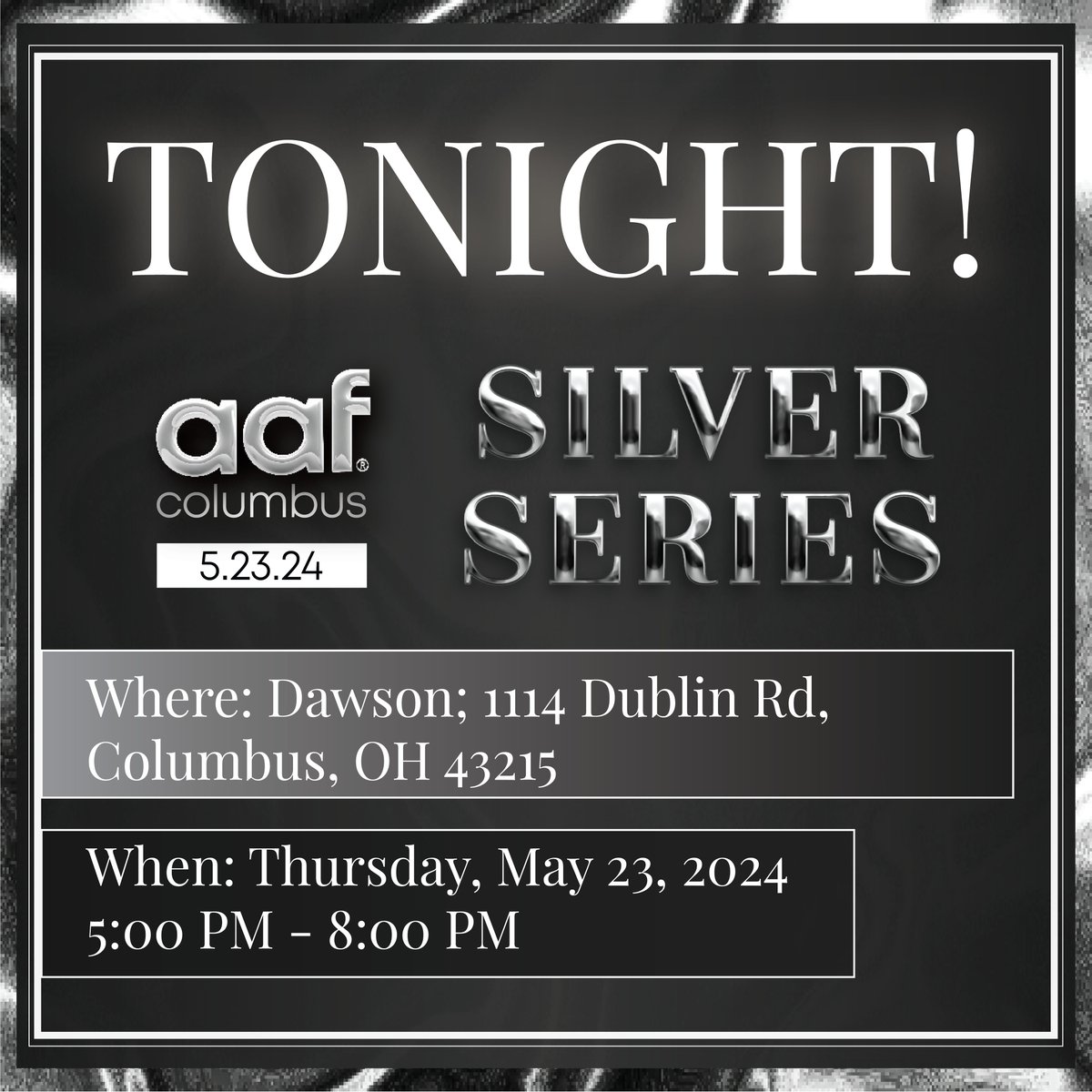 The Silver Series award show is TONIGHT! Register below:
aafcolumbus.wildapricot.org/event-5394024