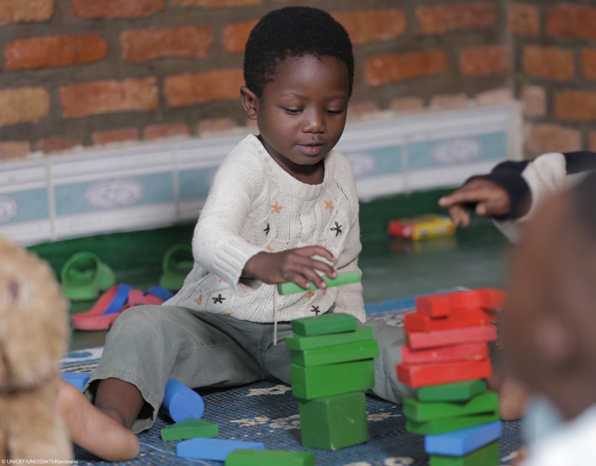 What are your favorite childhood games?

DYK that children learn through play?

UNICEF &amp; partners know this &amp; are working with the <a href="/LEGOfoundation/">The LEGO Foundation</a> to train teachers &amp; caregivers in Rwanda to use play for learning &amp; development.

Let's all champion the power of play #ForEveryChild