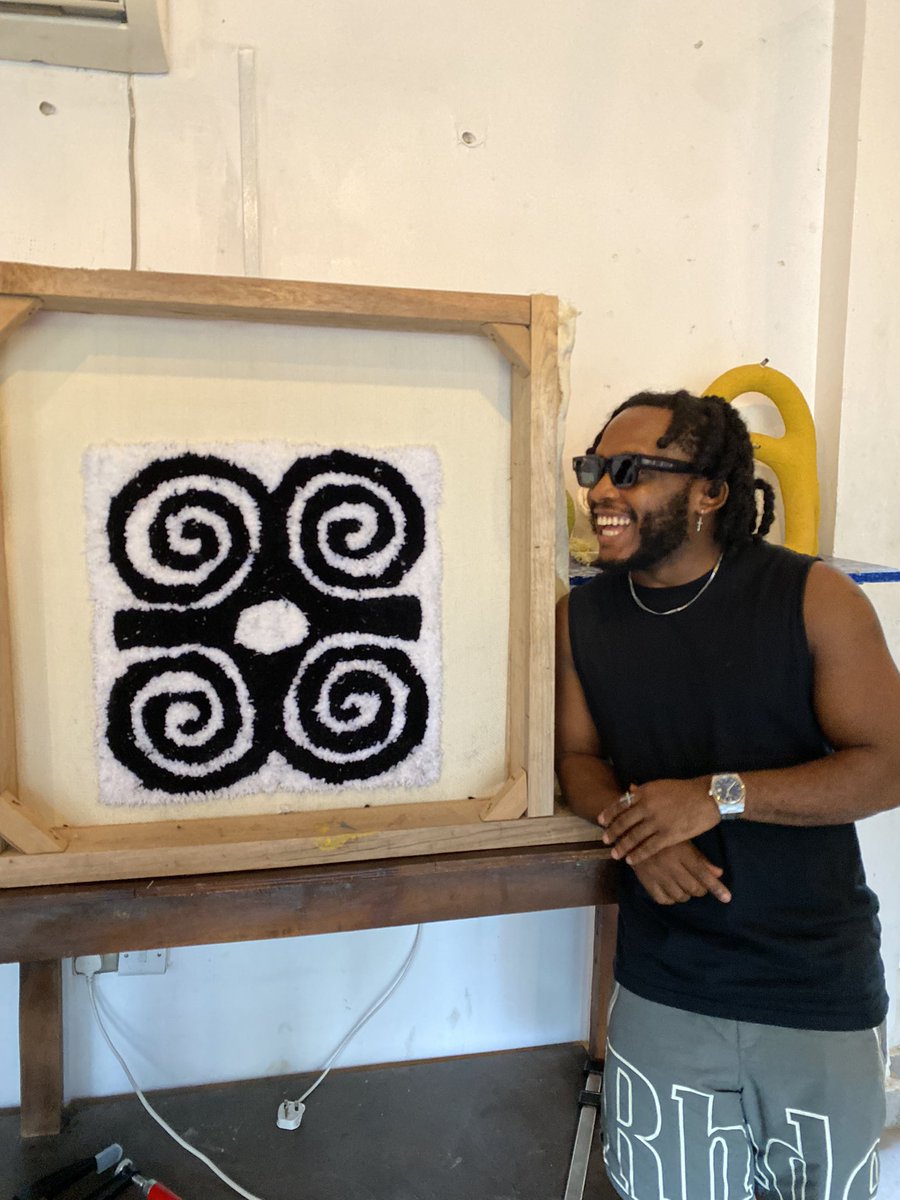 flexgodmo's tweet photo. Outtakes from our last rug tufting session ๐๐งกโค๏ธ๐งถ if youโre looking for a fun activity to try in Lagos or want to advance your tufting skill, DM us @/tuftyourdreams.ng on IG
June slots up soon ๐ฐ #morugs https://t.co/OhVb2H8K8K