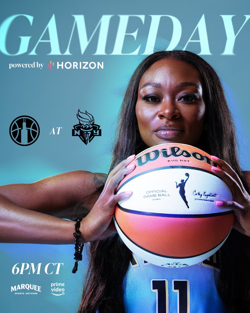 In the Big 🍎 tonight!

🆚 <a href="/nyliberty/">New York Liberty</a>
📍 Barclays Center
⏰ 6PM CT
📺 <a href="/WatchMarquee/">Marquee Sports Network</a>, <a href="/PrimeVideo/">Prime Video</a> 

#skytown