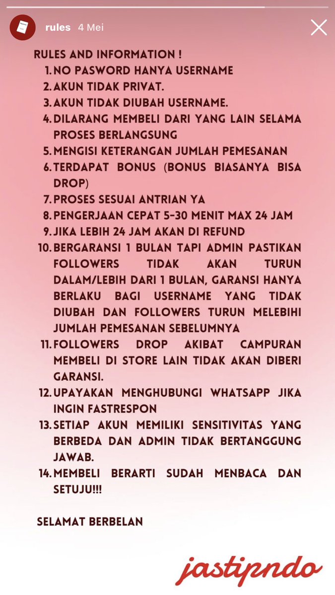Rules Here yahhh🇮🇩🇮🇩🇮🇩
