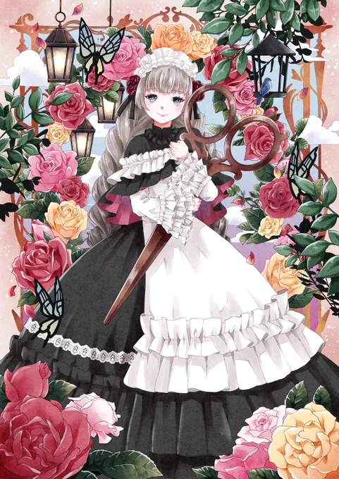 【ご依頼作品】 とあるメイドが愛したバラ園