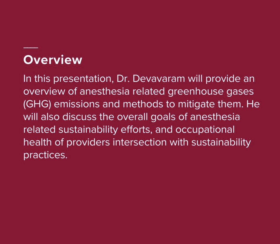 lsaanesthesia's tweet photo. You are cordially invited to attend the CME Conference by Dr. Prabhakar Devavaram on: ‘Sustainability in Anesthesia: Priorities for Environmental &amp; Physician Health’ on Thursday May 23, 2024 at 07:00pm Beirut time via WebEx. Register here: https://t.co/iVyZNoHywj @AUBMC_Official https://t.co/Eko83dGGqT