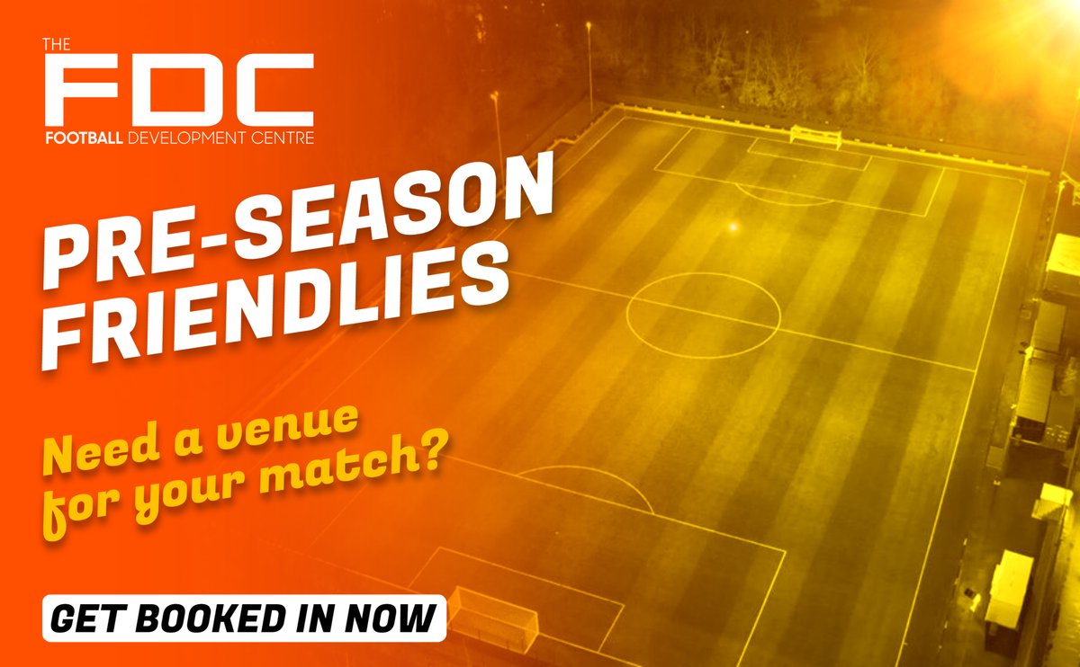 Get in touch to book in for your pre-season friendlies! ☀️⚽

✉️ thefdc@norfolkfa.com
☎️ 01603 704050
👉 pitchbooking.com/partners/norfo…