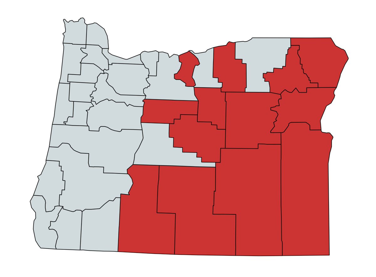 13 Republican counties in Oregon have now approved a measure to secede join neighboring Idaho.

Do you support the Greater Idaho Movement?