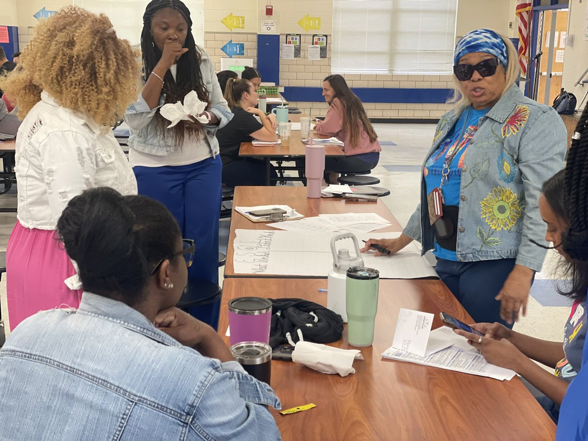 STEMwoodward's tweet photo. After reviewing MAP Fall to Spring data, STEM pre-certification walk quantitative &amp; qualitative data, GMAS 22 to 24 data trends @WEWildcatNation collaborated on what worked, what didn’t, &amp; next steps #DataDive @DeKalbSchools @DCSDSTEM @dcsdctae @DCSDRegion1 @PrincipalDrH https://t.co/n47sTSx81p