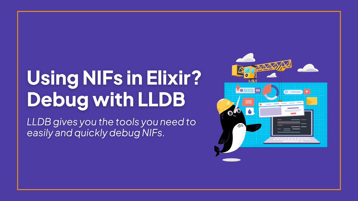 Using NIFs in #ElixirLang? Learn how to debug them with LLDB (and get a few handy LLDB commands to make it even easier): 📝 loom.ly/-w_F-ME

#MyElixirStatus