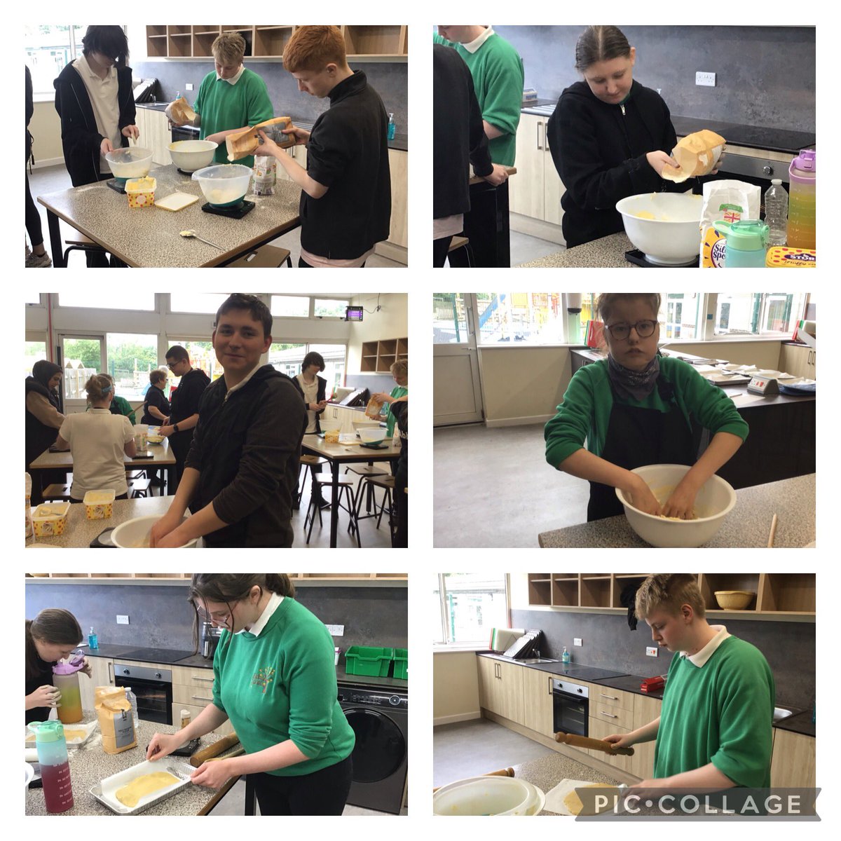 AbbeysU6's tweet photo. Today we made Millionaires Shortbread in Food Technology😀 https://t.co/dIDBTGFtV3