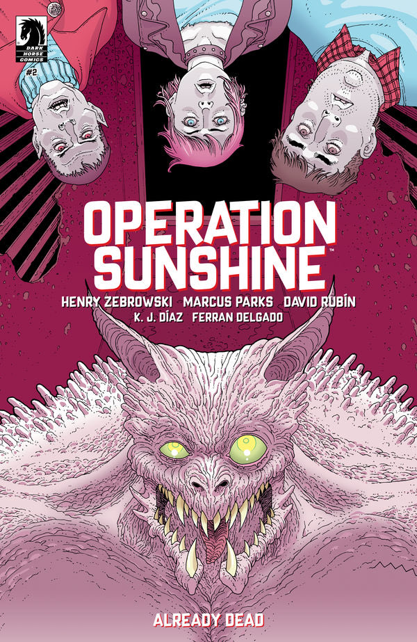 Variant cover for OPERATION SUNSHINE: ALREADY DEAD #2 by <a href="/HenryLovesYou/">Henry Zebrowski 👽</a>, <a href="/MarcusParks/">Marcus Parks</a>, <a href="/davidrubin/">davidrubin</a>, <a href="/KikinhoJ/">Kike J. Díaz ★KJD★</a>, Ferran Delgado and <a href="/DarkHorseComics/">Dark Horse Comics</a>! 

Art and colors by me! Out this week!