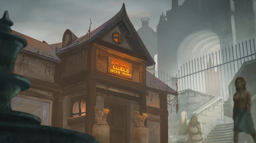 My final concept art project I've been working these past two months. I'm thinking about doing a series of my D&amp;D campaign scenarios.