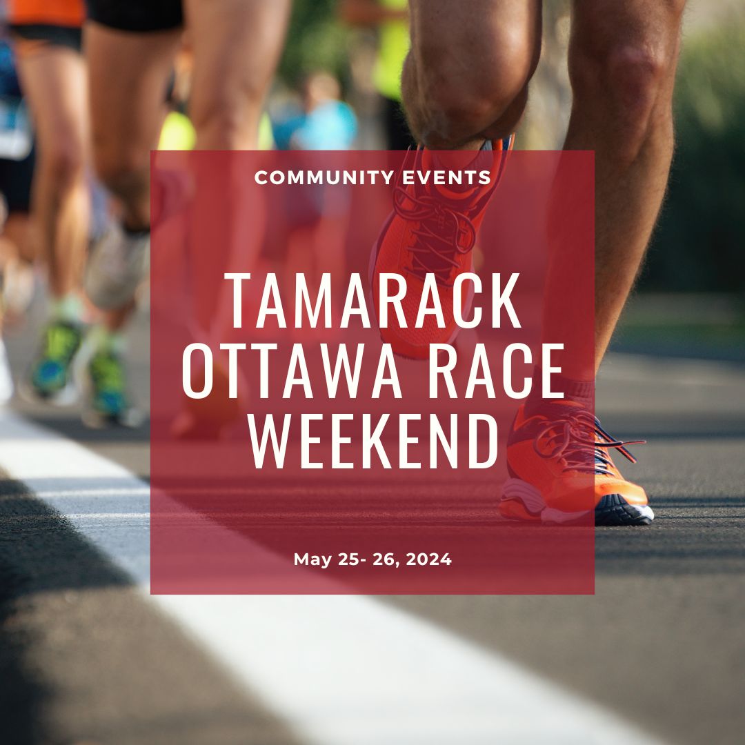 Lace-up your running shoes, Ottawa! The annual Tamarack Ottawa Race Weekend is just around the corner on May 24-25. Cheer on over 30,000 participants as they push themselves to conquer new distances and personal bests. #ottawamarriott #tamarackottawarace #marathonottawa